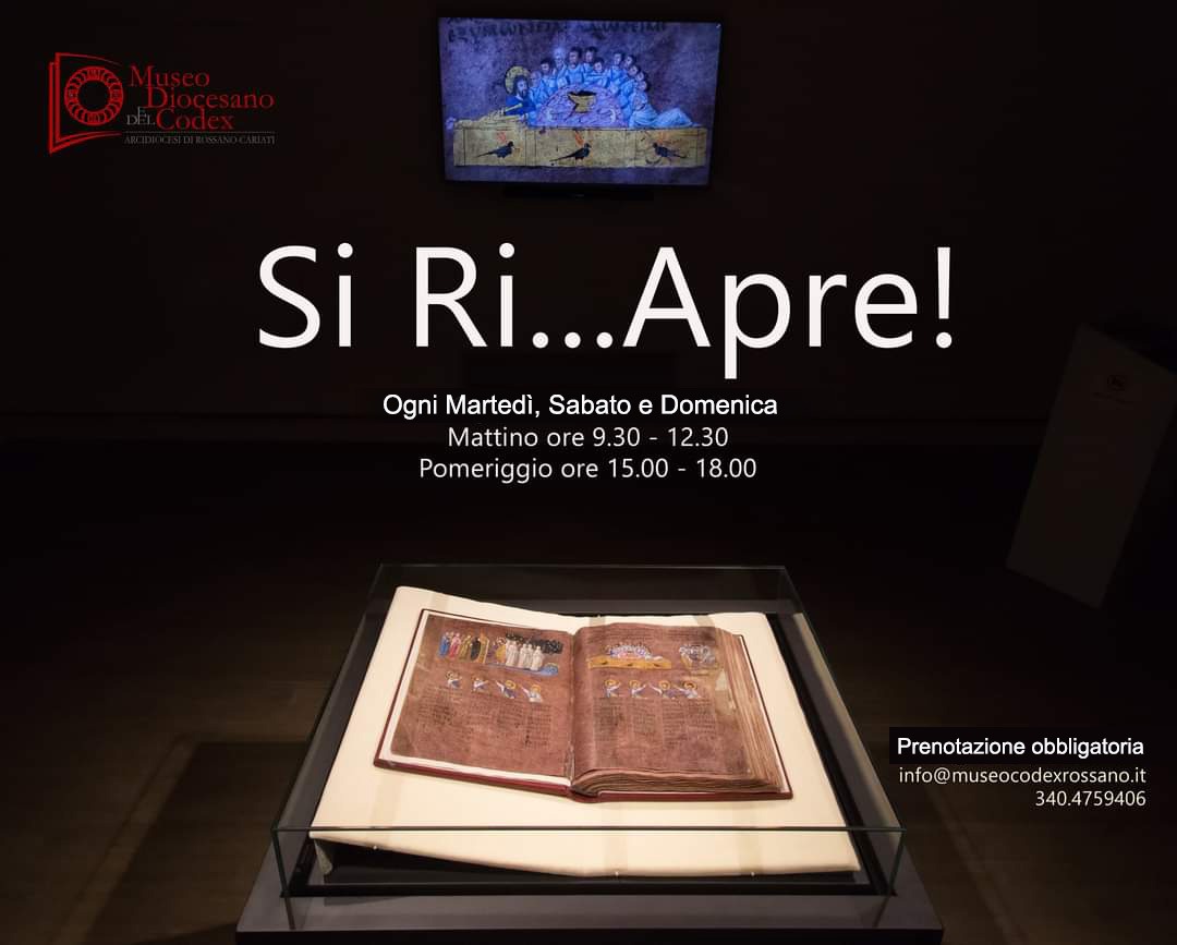 RIAPERTURA MUSEO 11 MAGGIO 2021